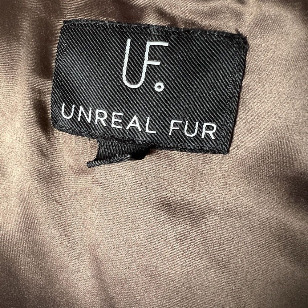 Unreal Fur Python Puffer Vest Snakeprint Pink Taupe Quilted Hooded XS NEW - Picture 9 of 13